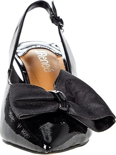 J. Renee Devika Women's Shoes Black Patent : 5.5 M (B), Synthetic - Image 5