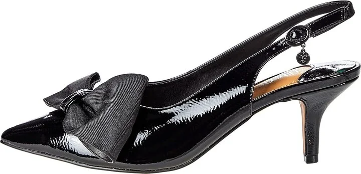 J. Renee Devika Women's Shoes Black Patent : 5.5 M (B), Synthetic - Image 6