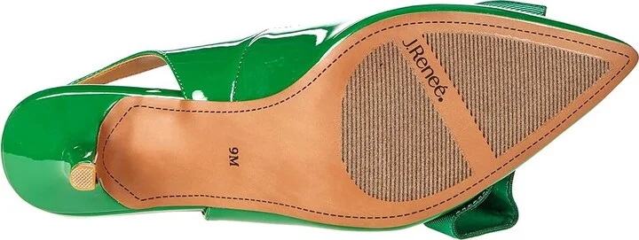 J. Renee Devika Women's Shoes Green Patent : 5 M (B), Synthetic - Image 3