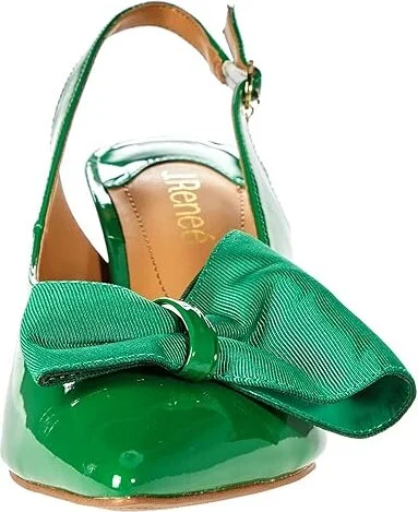 J. Renee Devika Women's Shoes Green Patent : 5 M (B), Synthetic - Image 5