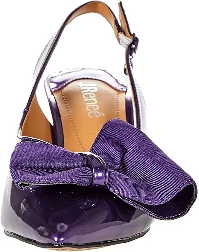 J. Renee Devika Women's Shoes Purple Patent : 5 M (B), Synthetic - Image 5