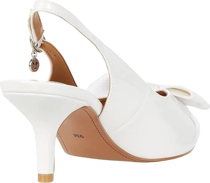 J. Renee Devika Women's Shoes White Patent : 7.5 M (B), Synthetic - Image 4