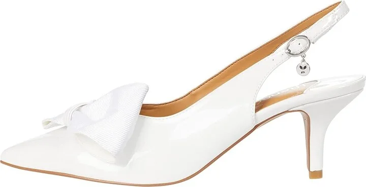 J. Renee Devika Women's Shoes White Patent : 7.5 M (B), Synthetic - Image 6