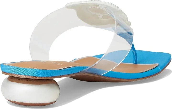 J. Renee Dolphi Women's Sandals Clear/Blue : 8 M (B), Synthetic - Image 4