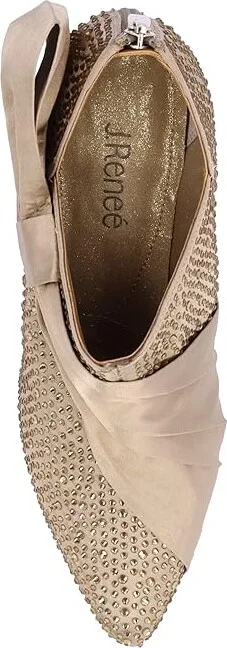 J. Renee Elettra Women's Boots Beige : 10.5 M (B), Rubber/Textile - Image 2