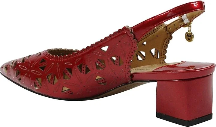 J. Renee Eloden Women's Shoes Red Pearl Patent : 8.5 M (B), Synthetic - Image 4