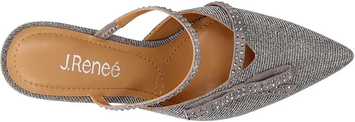 J. Renee Estelia Women's Shoes Pewter : 8.5 M (B), Textile - Image 2
