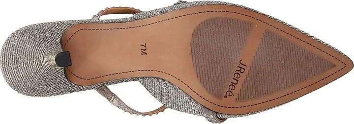 J. Renee Estelia Women's Shoes Pewter : 8.5 M (B), Textile - Image 3
