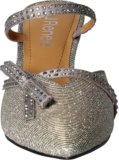 J. Renee Estelia Women's Shoes Pewter : 8.5 M (B), Textile - Image 5