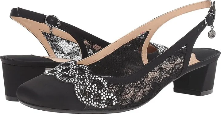 J. Renee Faleece Women's Shoes Black : 7 N (AA), Textile