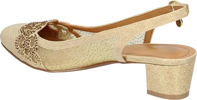 J. Renee Faleece Women's Shoes Gold : 8 M (B), Textile - Image 4