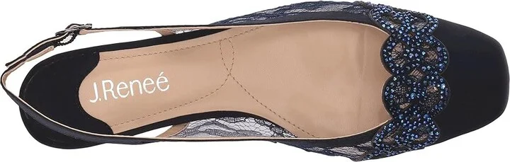 J. Renee Faleece Women's Shoes Navy : 7 N (AA), Textile - Image 3