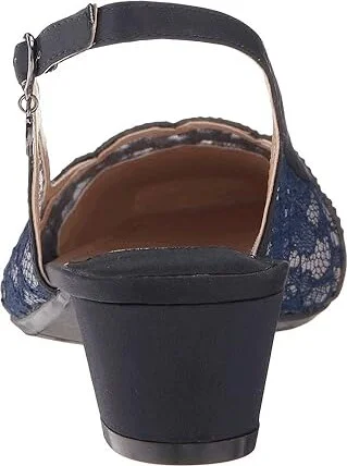 J. Renee Faleece Women's Shoes Navy : 7 N (AA), Textile - Image 5
