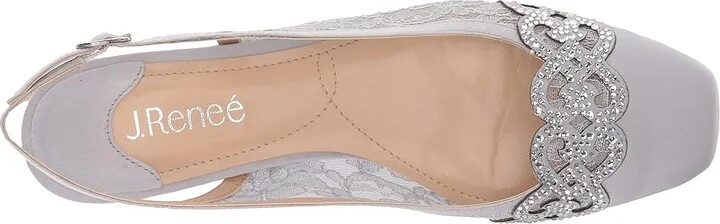 J. Renee Faleece Women's Shoes Steel Gray : 7 N (AA), Textile - Image 3