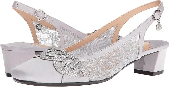 J. Renee Faleece Women's Shoes Steel Gray : 7 N (AA), Textile