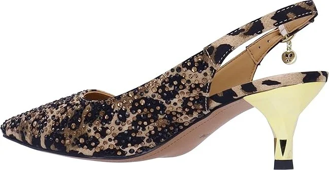 J. Renee Ferryanne Women's Shoes Brown/Black : 5 M (B), Textile - Image 4