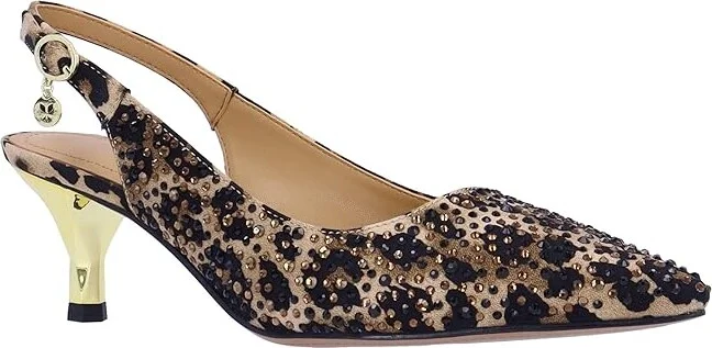J. Renee Ferryanne Women's Shoes Brown/Black : 5 M (B), Textile