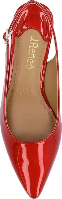 J. Renee Ferryanne Women's Shoes Red : 6 M (B), Textile - Image 2