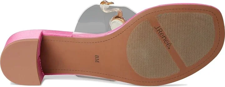 J. Renee Flami Women's Sandals Clear/Pink : 6.5 M (B) - Image 3