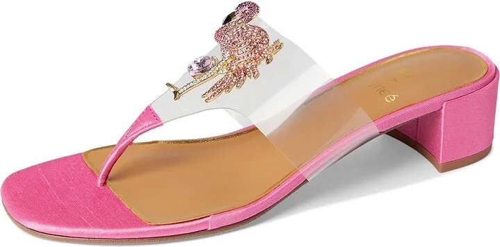 J. Renee Flami Women's Sandals Clear/Pink : 6.5 M (B) - Image 5