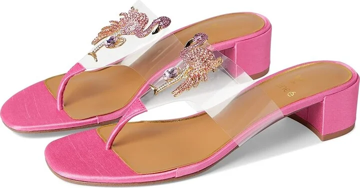 J. Renee Flami Women's Sandals Clear/Pink : 6.5 M (B)
