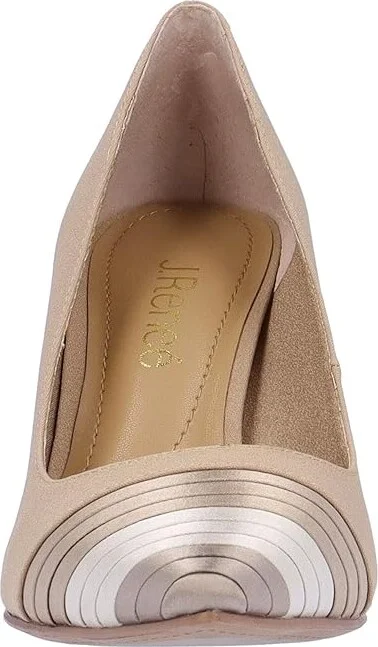 J. Renee Garbina Women's Shoes Beige : 6 M (B), Synthetic - Image 4