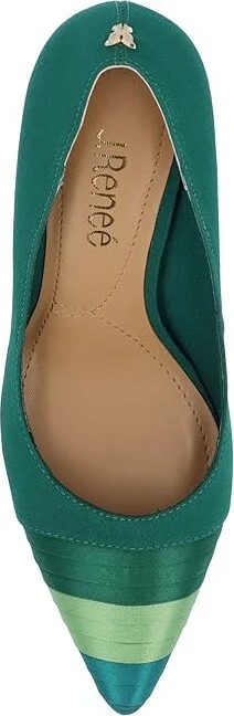 J. Renee Garbina Women's Shoes Emerald : 8.5 M (B), Synthetic - Image 2