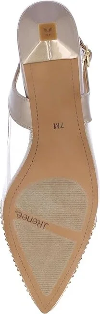 J. Renee Gwyn High Women's Heels Beige : 9 W (C), Rubber/Synthetic - Image 3
