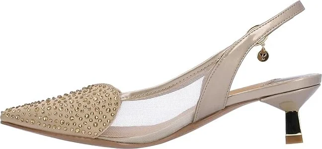 J. Renee Gwyn High Women's Heels Beige : 9 W (C), Rubber/Synthetic - Image 5