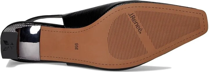 J. Renee Hadyn Women's Shoes Black : 8 M (B), Synthetic - Image 3
