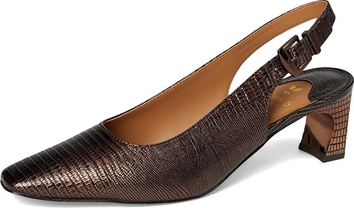 J. Renee Hadyn Women's Shoes Cognac : 8.5 W (C), Synthetic - Image 5