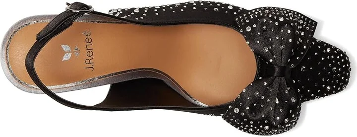 J. Renee Harlan Women's Shoes Black/Gray : 8.5 W (C), Textile - Image 2