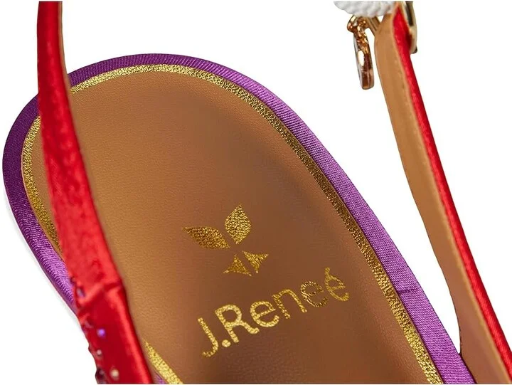 J. Renee Harlan Women's Shoes Red/Purple : 12 W (C), Textile - Image 7