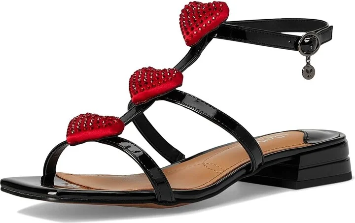 J. Renee Heartly Women's Sandals Black : 8.5 M (B), Rubber - Image 5