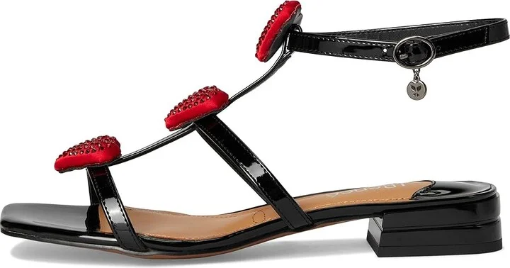 J. Renee Heartly Women's Sandals Black : 8.5 M (B), Rubber - Image 6
