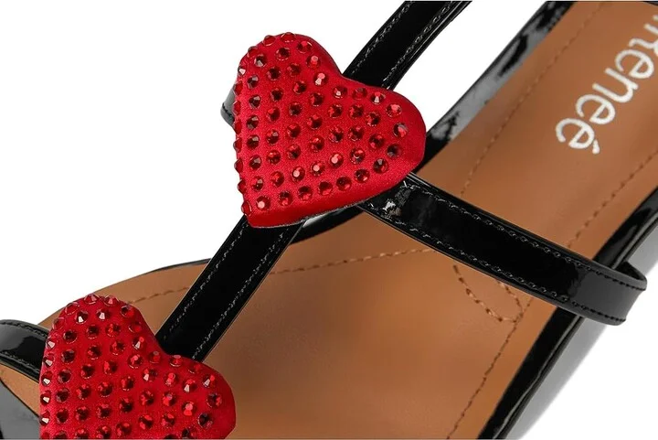 J. Renee Heartly Women's Sandals Black : 8.5 M (B), Rubber - Image 7