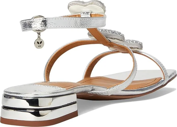 J. Renee Heartly Women's Sandals Silver : 6 M (B), Rubber - Image 4