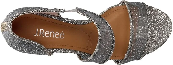 J. Renee Jivika Women's Shoes Pewter : 6 M (B), Textile - Image 2