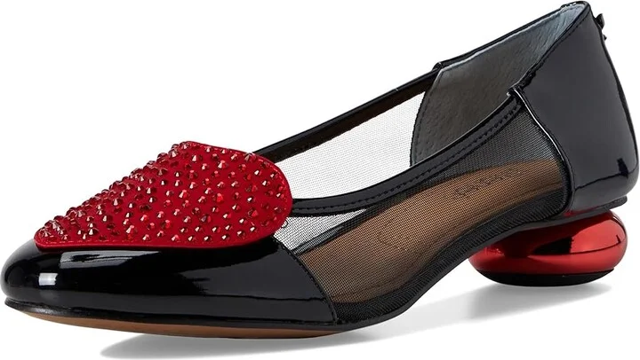 J. Renee Jooliete High Women's Heels Black/Red : 11 M (B), Synthetic - Image 5