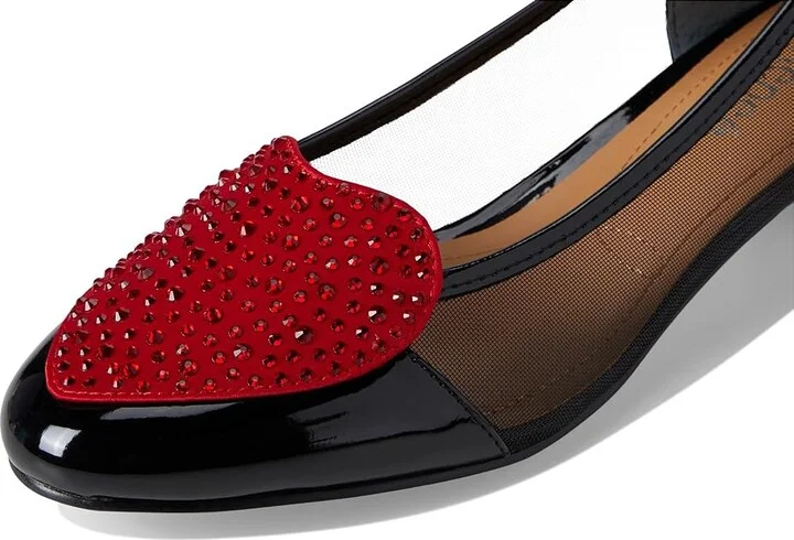 J. Renee Jooliete High Women's Heels Black/Red : 11 M (B), Synthetic - Image 7