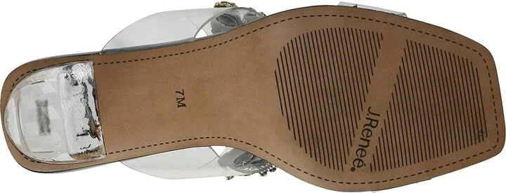 J. Renee Kamelia Women's Shoes Clear/Black/Multi : 8 M (B), Synthetic - Image 3