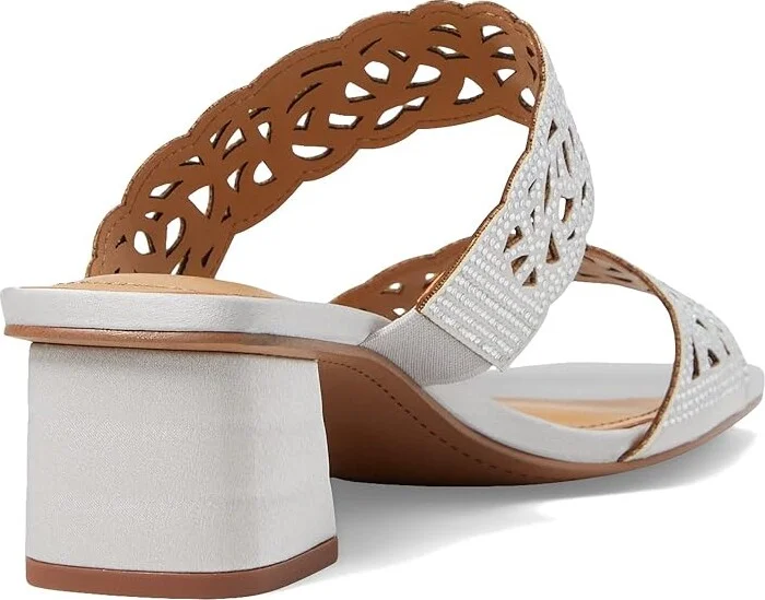 J. Renee Keetana Women's Shoes Silver : 6 M (B), Textile - Image 4