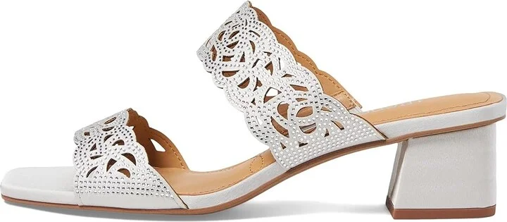 J. Renee Keetana Women's Shoes Silver : 6 M (B), Textile - Image 5