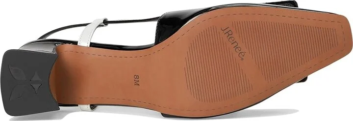 J. Renee Kellen High Women's Heels Black/White : 12 M (B), Rubber - Image 3