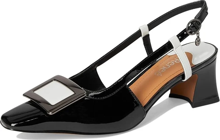 J. Renee Kellen High Women's Heels Black/White : 12 M (B), Rubber - Image 5