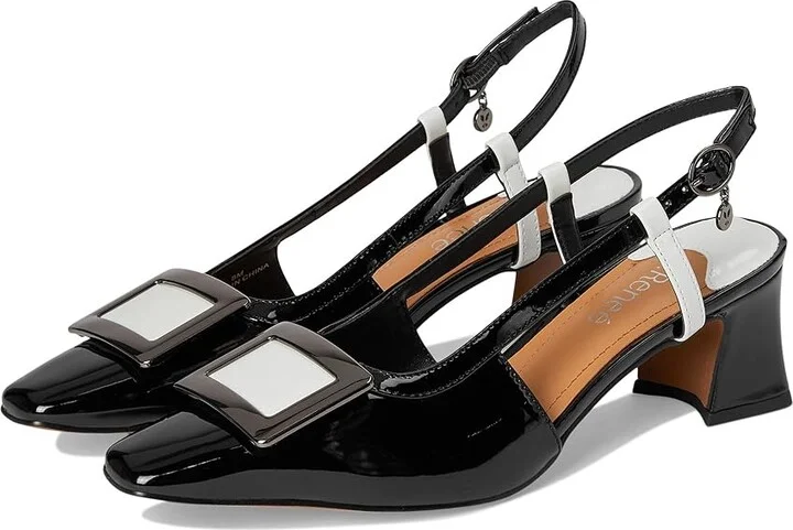 J. Renee Kellen High Women's Heels Black/White : 12 M (B), Rubber