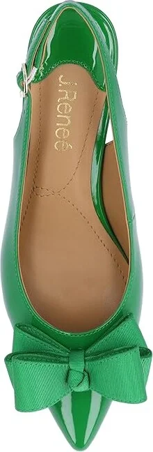 J. Renee Kimma Women's Shoes Green : 6.5 M (B), Synthetic - Image 2