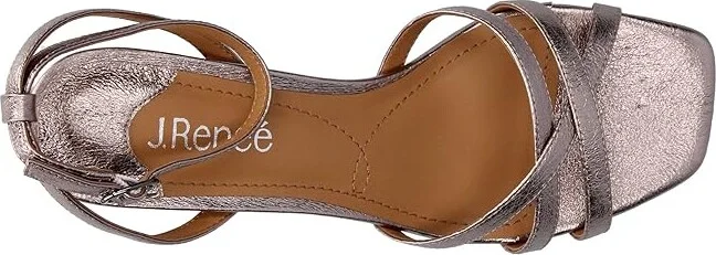 J. Renee Klarson Women's Shoes Taupe : 6 M (B), Satin - Image 2