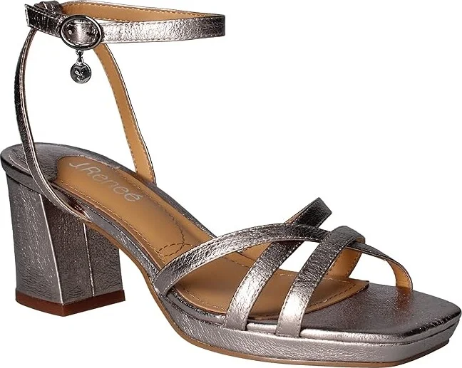 J. Renee Klarson Women's Shoes Taupe : 6 M (B), Satin