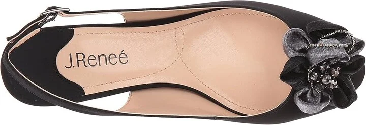 J. Renee Leonelle Women's Shoes Black : 7.5 N (AA), Textile - Image 3